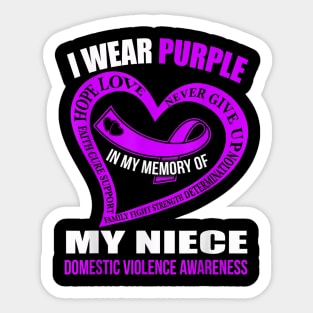 Domestic Violence Awareness Sticker